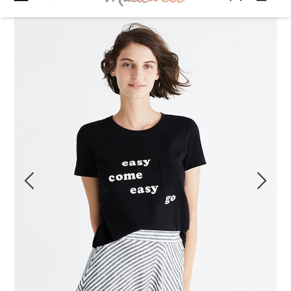Madewell Saying Tee Size M